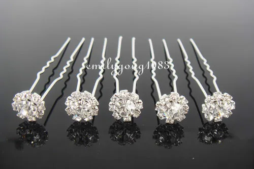 

100Pcs New Fashion Wedding Bridal Crystal Hair Pins