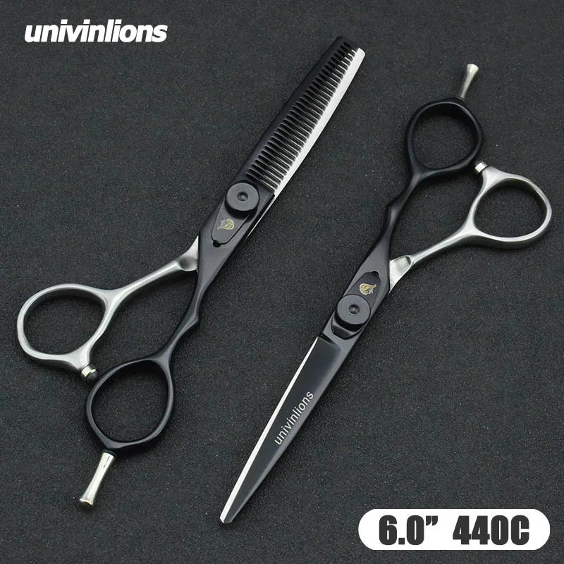 5.5/6" black gold barber hair scissors hairdressing scissors professional hair scisor barber supplies shears gift japan haircut