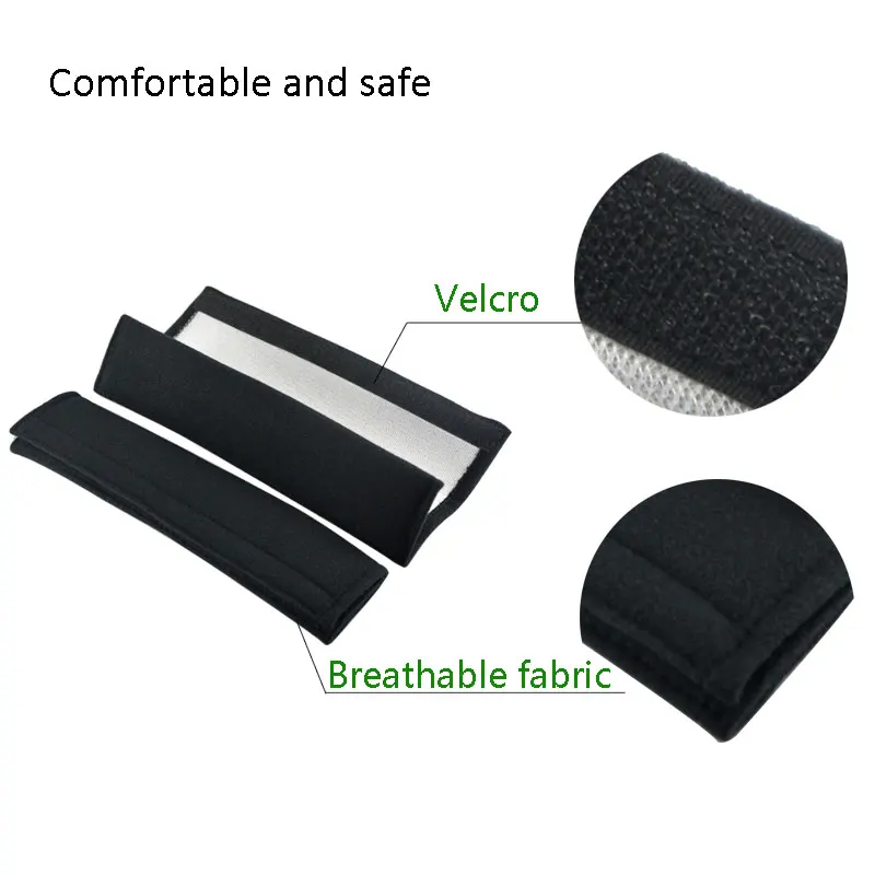 Auto Seat Belt Cover Pure Cotton Car-Styling Case For Mercedes Benz C63 E39 E60 S AMG Classe W203 W202 W208 W210 Kia Car Styling