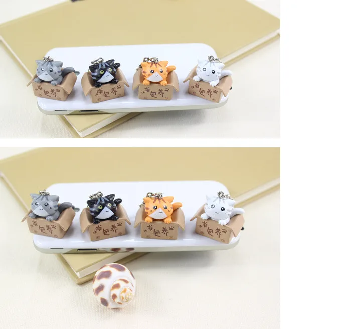 

1-4pcs Seeking Nurturing Cat Style 3.5mm Cute Cartoon Cat Design Mobile Phone Ear Cap Dust Plug for Iphone Xiaomi