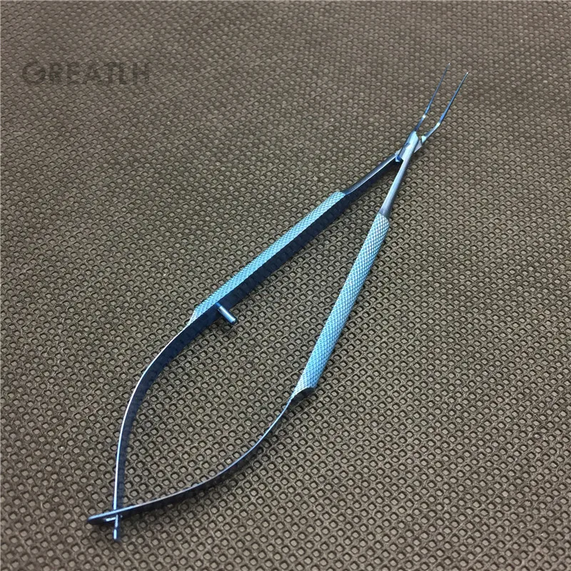 1 шт. titanium Ultrata style capsucorhexis Forcep 120 мм поперечная ручка офтальмологический хирургический инструмент