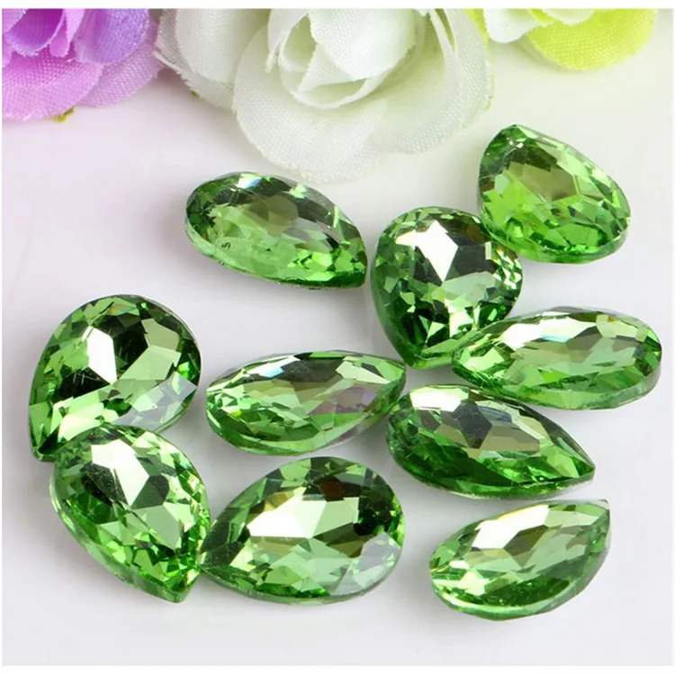 Vibrant 3D Crystal Glass Nail Art Rhinestones for Dazzling DIY Manicures