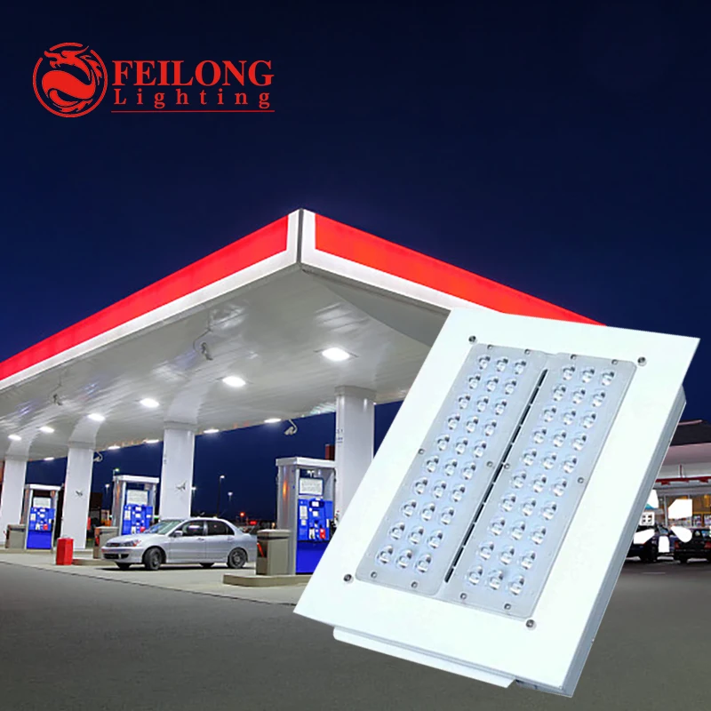 

Meanwell driver 5year warranty led flood light 60w-150w led canopy light for gas station