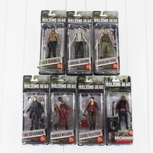 7styles set AMC series 3 The Walking Dead Negan Action Figure toy Abraham Ford Bungee Walker Rick Grimes Michonne collectible