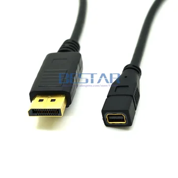 

25cm Thunderbolt Mini DisplayPort Female To DP Male Adapter Converter For MacBook Pro Air Surface pro3 pro2 NEW TOSHIBA