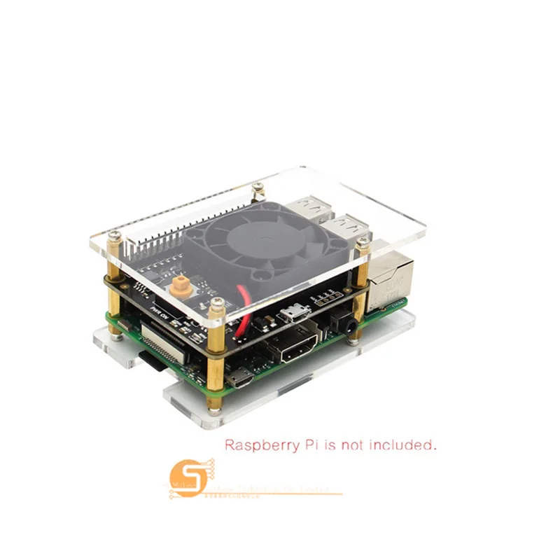 Raspberry Pi X730 управление питанием с безопасным выключением и функцией автоматического охлаждения Плата расширения для Raspberry Pi 3B+(plus)/3B - Цвет: Kit D