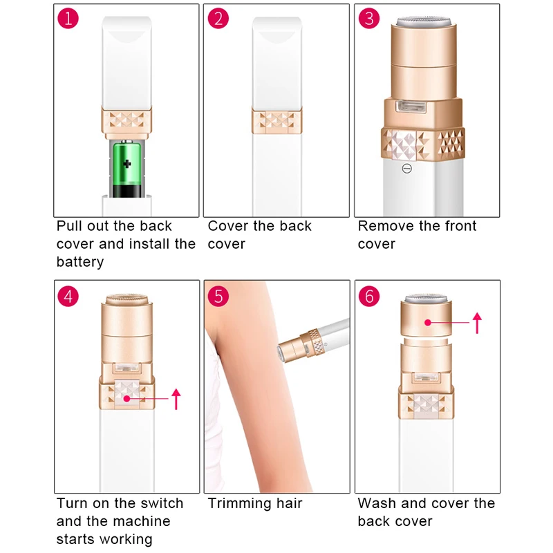 Golden Rice Kd505 Hair Removal Instrument Household Private Mane