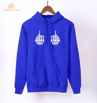 

2020 Spring Autumn Women Hoodies Punk Skull Skeleton Print Women Sweatshirts Cool Women's Fleece Sweatshirt Hip Hop Streetwear