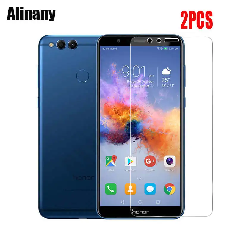 2pcs Tempered Glass Huawei Honor 7X Screen Protector Honor7X 7x Bnd-l21 5.93&quot | Мобильные телефоны и аксессуары