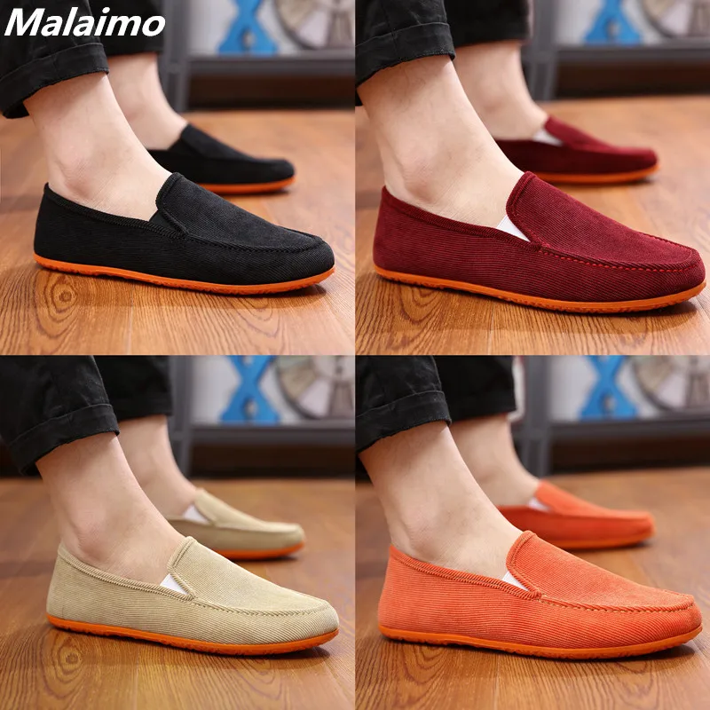 

New Beijing Cloth Shoes Men's Spring & Summer Comfortable Breathable Cloth Shoes Fashion 9 Candy Colors Light Casual Shoes 38-45