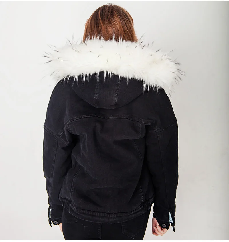 C044XQ-Women-big-fur-collar-Hooded-Denim-coat_16
