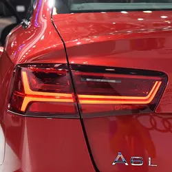 Автомобиль Стайлинг для Audi A6 фонарь 2012 2013 2014 2015 2016 динамический отложным воротником Задний сигнальный фонарь задний фонарь полный