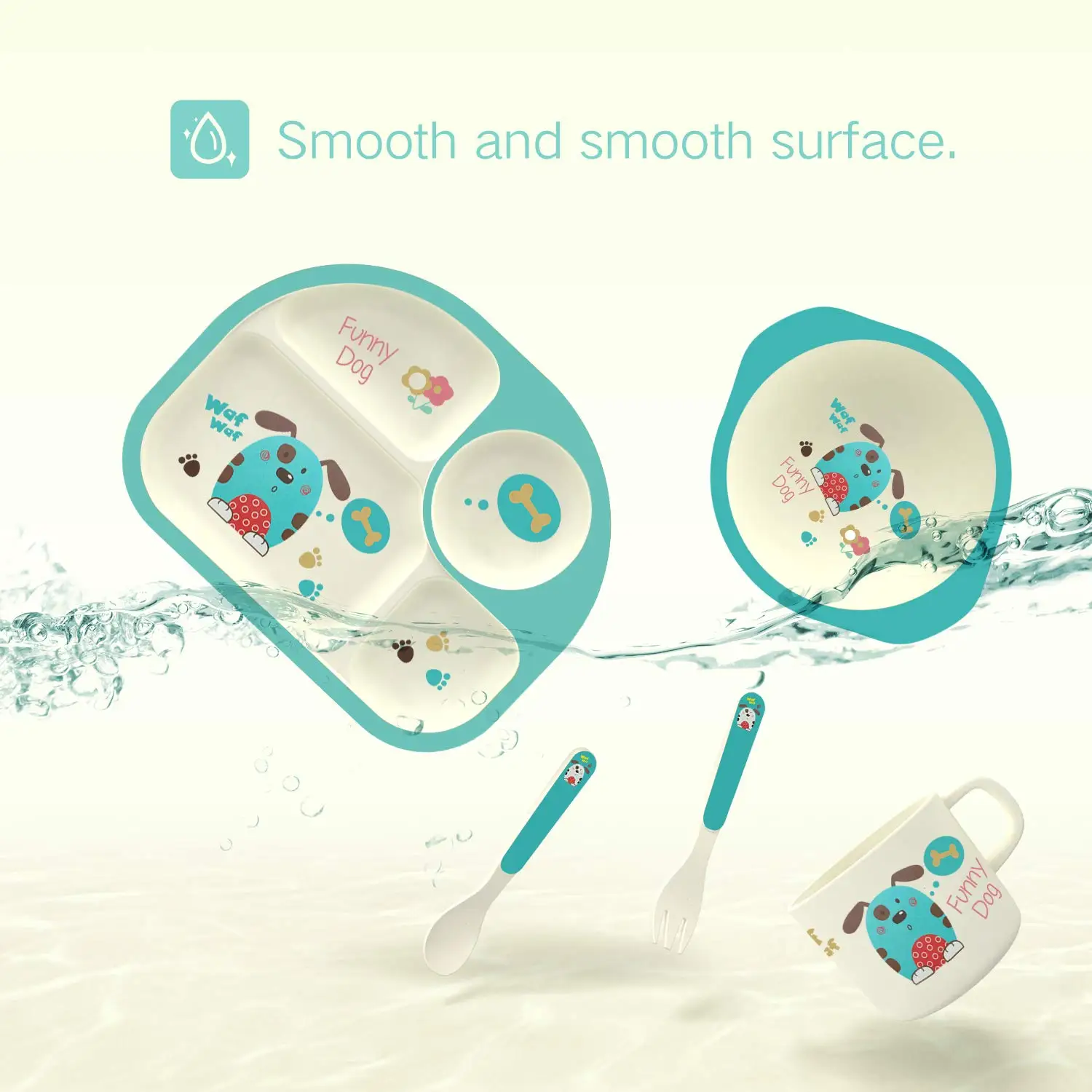 LY0110 5pcs/Set Kids Dinnerware Set Bamboo Baby Dinner Set with Plate/Bowl/Cup/Spoon/Fork Tableware Sets for Baby LY0110 5pcs/Set Kids Dinnerware Set Bamboo Baby Dinner Set with Plate/Bowl/Cup/Spoon/Fork Tableware Sets for Baby