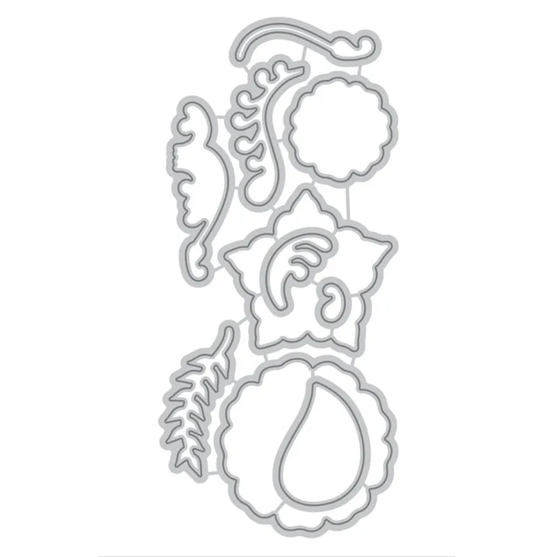 

Leaf Flower Metal Cutting Dies For Scrapbooking New 2019 Die Cuts for Card Making Stencil Stitch Troqueles Craft