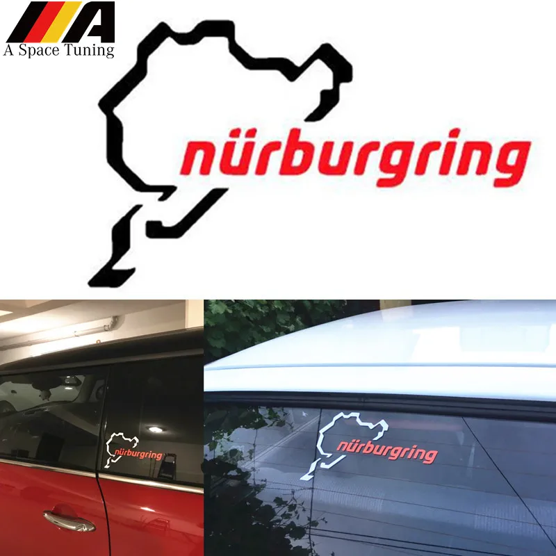

Nurburgring Car Waterproof Vinyl Sticker Window Bumper Decal Accessories For VW Toyota Honda Ford BENZ Audi BMW Buick Opel GMC