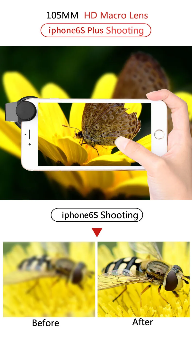 Телефон Профессиональный 4in 1 объектив камеры комплект 16 мм широкоугольный 105 мм Марко 65 мм телескоп 238 рыбий глаз внешние линзы для смартфона