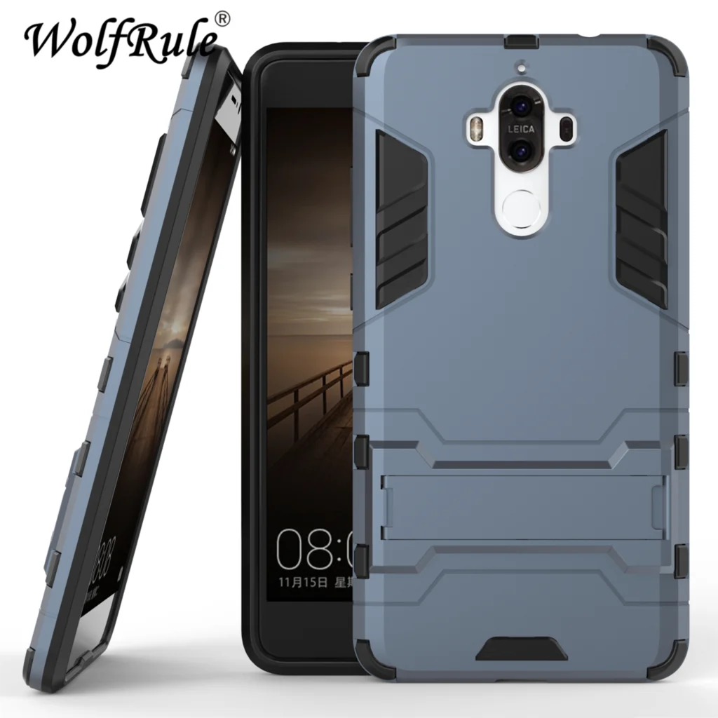 Чехол wolfrole для Huawei Mate 9 чехол силиконовый резиновый робот-броня Жесткий задней