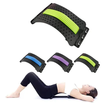 

Adjustable Back Massage Support Stretcher Back Pain Relief Lumbar Stretching Device Home Gym Fitness Equipment Muscle Tension