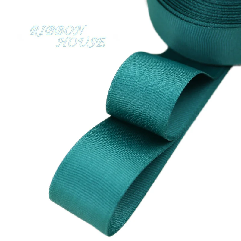 

(5 meters/lot) 1" (25mm) Atrovirens Grosgrain Ribbon Wholesale gift wrap Christmas decoration ribbons