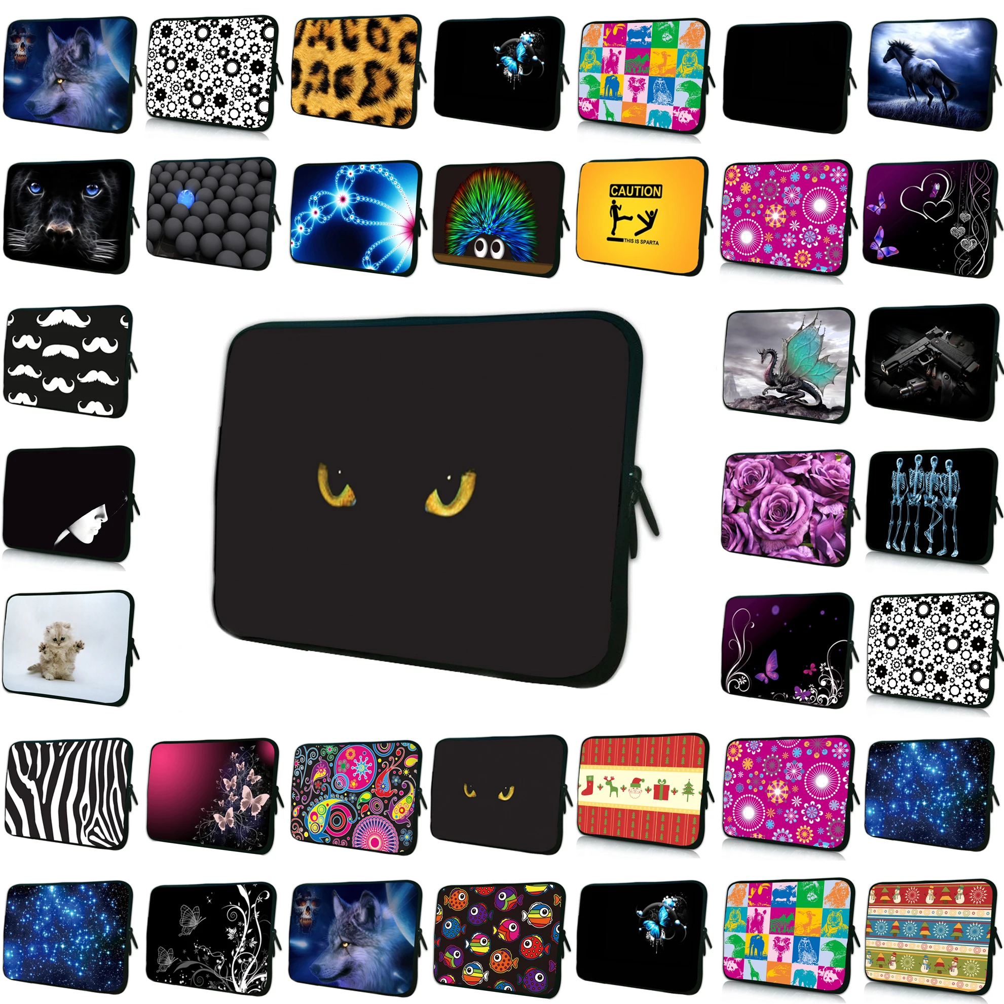 Chromebook Netbook Bag Case For Xiaomi Mipad 2 3 iPad Mini 7.9 8 7 Tablet 10.1 11.6 12 13 14 15.4 15.6 17 Laptop Pouch Cover Bag