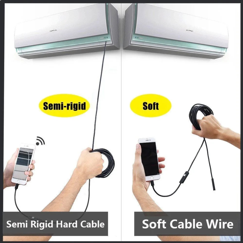 Эндоскоп водонепроницаемый с USB кабелем и камерой 5 мм|endoscope for android|endoscope androidendoscope