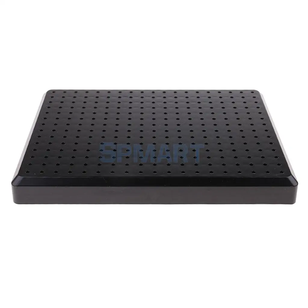 Plastic Hobby Airbrush Spray Booth Clip Base Stand Paint Model Part Holder-With 19x14 Holes