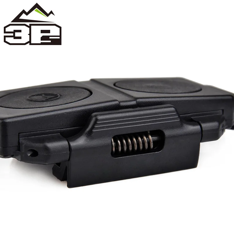 Interruptor de Controle Pressão para Peq 16a e M3x Tático Duplo Remoto Lanterna Airsoft Arma Luz Acessórios Wex177 8 High Quality Esporte e Lazer