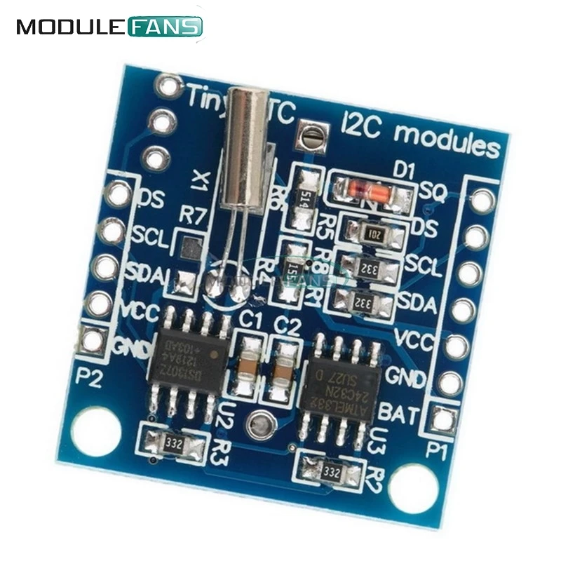 10 шт. DS1307 AT24C32 модуль часов реального времени для Arduino 51 AVR ARM PIC IEC IIC RTC модуль для Arduino UNO r3 без батареи