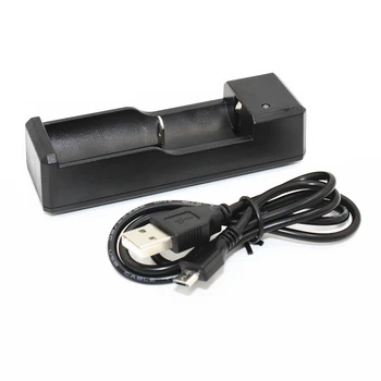 

Universal 14500 16340 18650 26650 Li-ion battery Charger USB Charger with LED Indicator for Led Flashlight DC 4.2V 0.5A