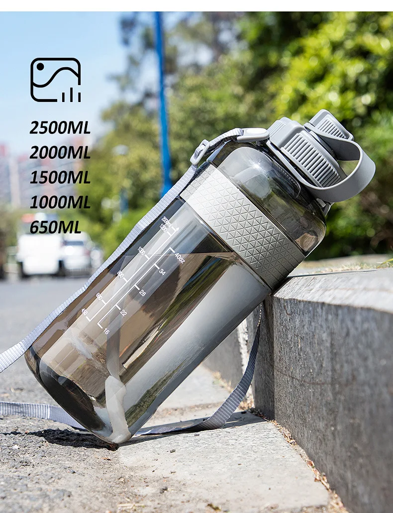 Лидер продаж Yooap Портативный большой Ёмкость движения My Water Bottle(Моя бутылка с водой Пластик для спорта на открытом воздухе Отдых Пеший Туризм 650/1000/1500/2000/2500 мл