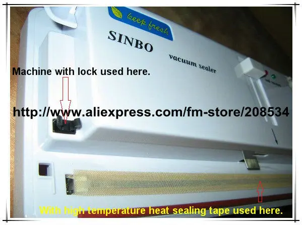 DHL/FEDEX/EMS Free Shipping! 220V/110V SINBO DZ-280 Household Food vacuum Plastic Bag Sealer Sealing Machine