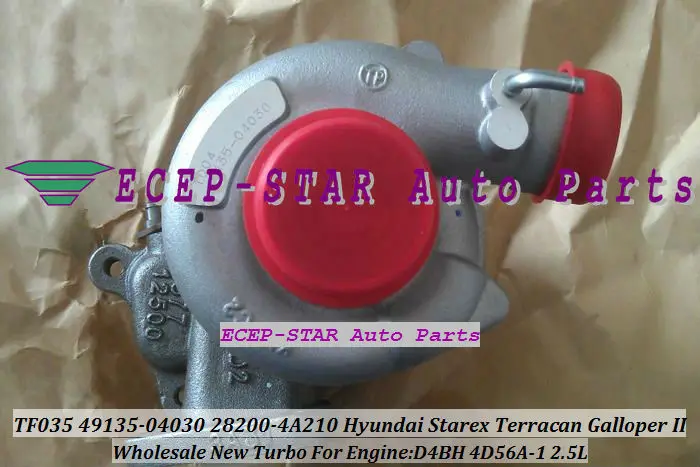 TF035HM-12T-4 49135-04030 28200-4A210 282004A210 турбо Турбокомпрессор Для HYUNDAI Starex Libero Terracan Galloper II D4BH 4D56A-1