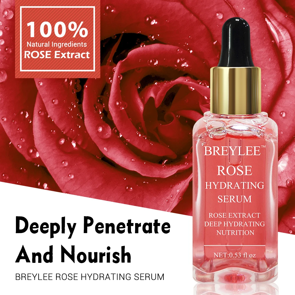BREYLEE Rose Nourishing Face Serum Deep Hydrating Moisturizing Facial Skin Care Whitening Repairing Anti Aging Remove 1 BREYLEE Rose Nourishing Face Serum Deep Hydrating Moisturizing Facial Skin Care Whitening Repairing Anti Aging Remove 2