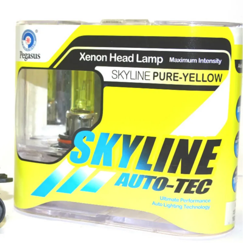 2 шт. 9006 HB4 12 В 55 Вт 3000 К супер яркий желтый автомобиль шарика фары противотуманные лампа авто голова Лампочки автомобилей источник света