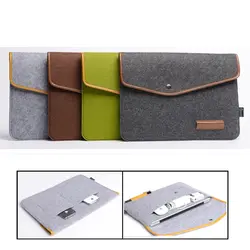 Шерсть фетр Laptop Sleeve тетрадь сумка 11,6 13,3 дюймов 15 дюймов для MacBook Air Retina Pro Xiaomi дюймов