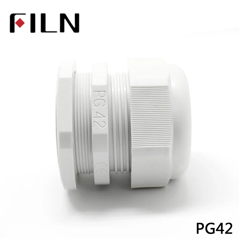 High Quality IP68 PG7 PG42 3-6.5MM Waterproof Nylon Cable Gland No Waterproof Gasket Plastic Cable Gland (2)