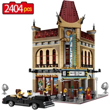 

2404pcs Large building blocks sets Factory Compatible legoINGLY City Street Palace Cinema Blocks city house blocks toys for kid
