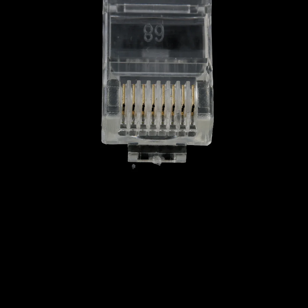 10 шт. Прозрачный Универсальный сетевой кабель RJ45 модульный 8P8C концевой разъем