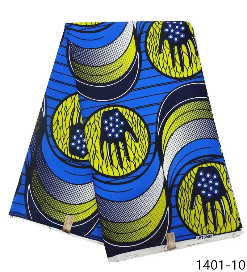 Африканская восковая ткань Java воск 100% полиэстер Анкара для платья