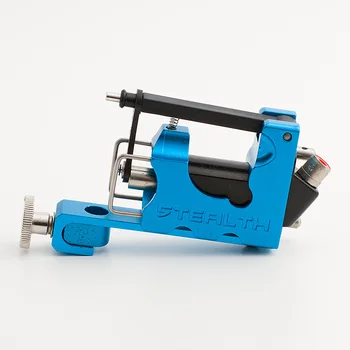 

EZ Aircraft Aluminium Alloy Motor Rotary Tattoo Machine with Safe Rotation Speed Blue Color Tattoo Machine for Tattooist