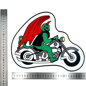 

GARGOYLES DEMON large backing Embroidered punk biker Patches Clothes Stickers Apparel Accessories Badge