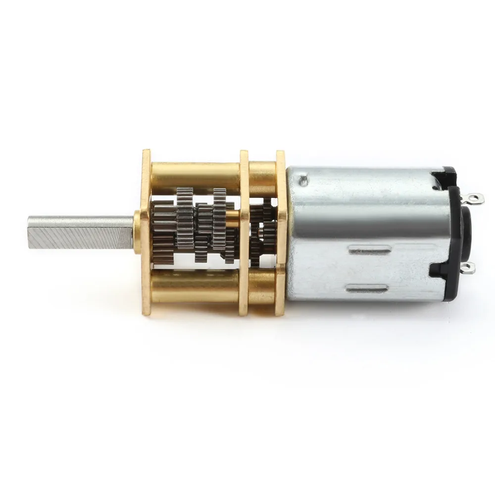 

UXCELL 1Pcs 3V 7.5RPM DC Micro Speed Reduction Motor Mini Gear Box Motor with 2 Terminals for RC Car Robot Model DIY Engine Toy
