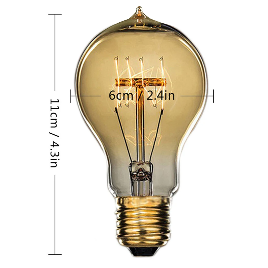Ретро лампочка Домашнее освещение украшения гостиная стол люстра теплый праздник атмосфера огни