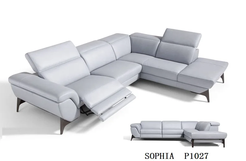 Living Room Leather Corner Sofa Recliner With Genuine Living Room Leather Corner Sofa Recliner With Genuine Electric Function In Sofas From Furniture On Aliexpress Alibaba Group