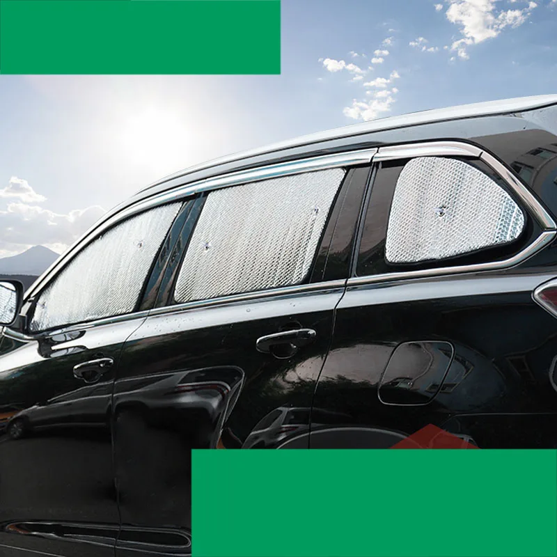 Lsrtw2017 из алюминиевой фольги для окна автомобиля солнцезащитный козырек для toyota highlander 2013 3rd поколения