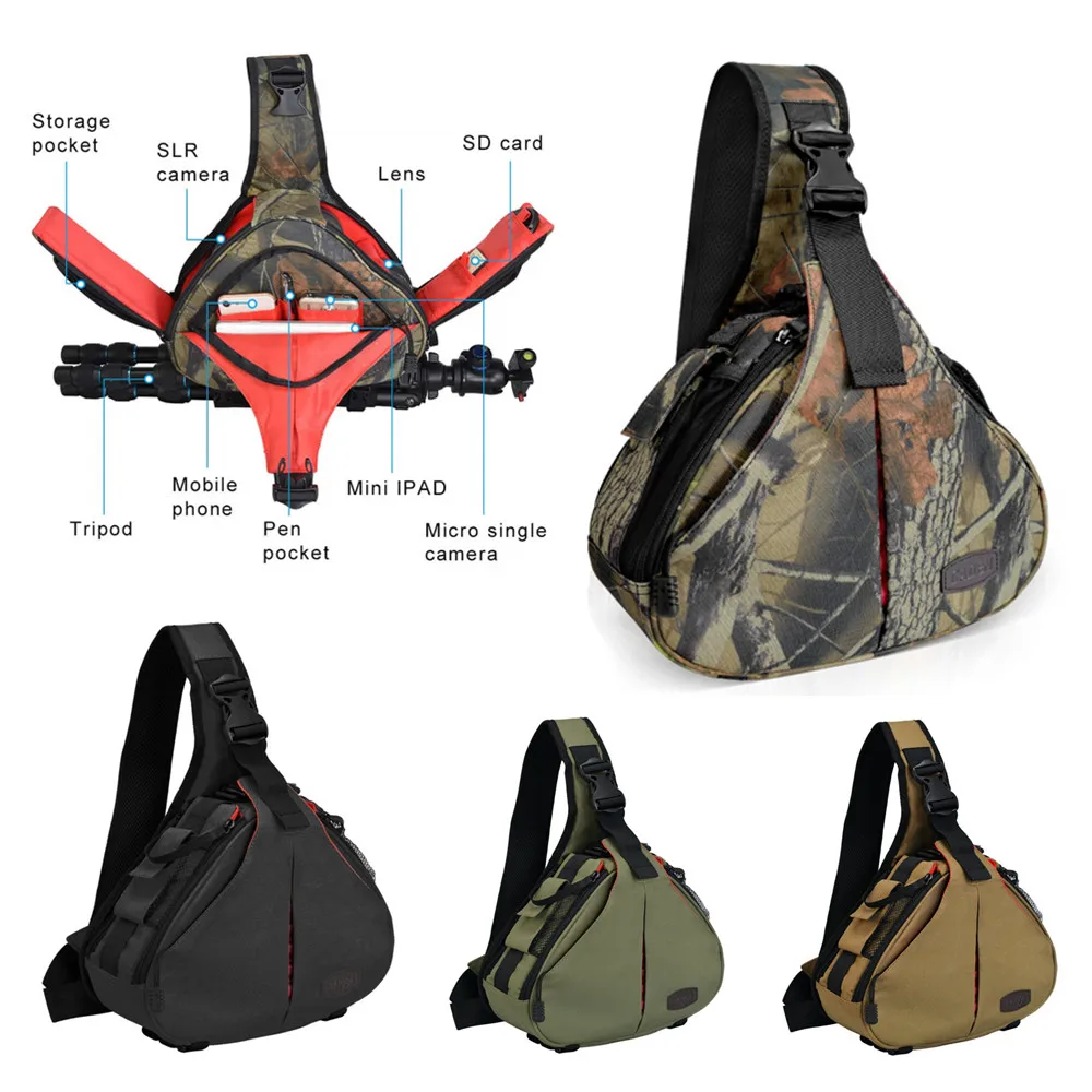 

Camera Bag Shoulder Sling Cross Bags case cover for Olympus EM1X EM1 EM5 OM-D E-M1X E-M1 E-M5 E-M10 Mark III II 3 2 E-600 E-550