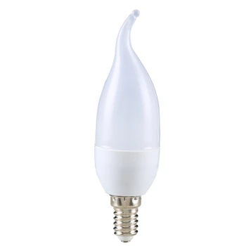 

E27 E14 3W white light warm energy saving bulb home indoor bed room Bullets candles lamp for kitchen bedroom factory wholesale