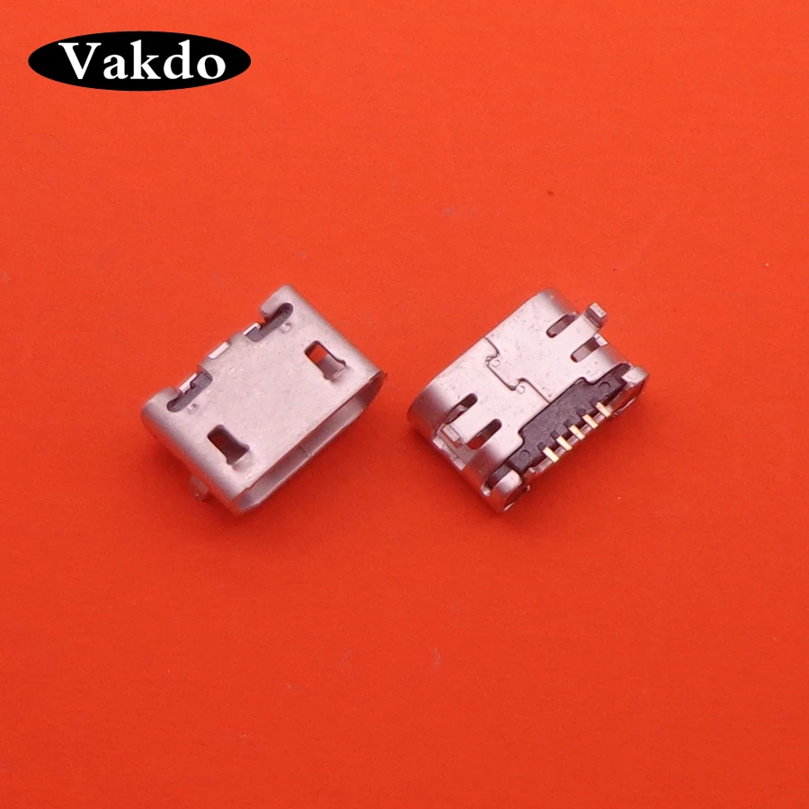 

2pcs 5-pin For ZTE Nubia NX505J Z7 Max micro mini USB jack socket connector Charging Port replacement repair parts dock plug