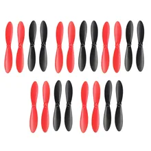 High Quality 20PC/5Set Hubsan X4 H107C H107D RC Quadcopter Spare Parts Blade Black & Red Toys Wholesale Free Shipping
