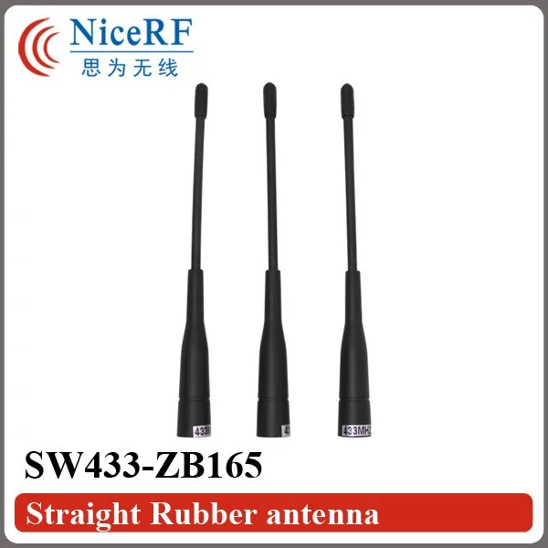 SW433-ZB165-Straight Rubber antenna